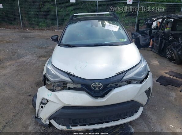 NMTKHMBX5MR136564 2021 TOYOTA C-HR White Instrument cluster view