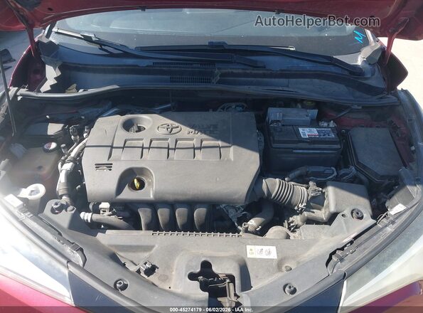 NMTKHMBX6JR034170 2018 TOYOTA C-HR Red Вид ззаду