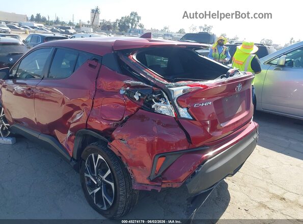 NMTKHMBX6JR034170 2018 TOYOTA C-HR Red Вид спереду