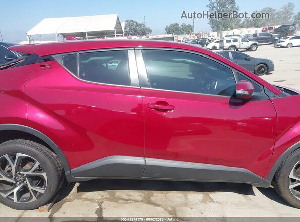 NMTKHMBX6JR034170 2018 TOYOTA C-HR Red Вид задньої частини салону