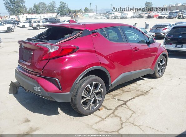 NMTKHMBX6JR034170 2018 TOYOTA C-HR Red Задня права чверть