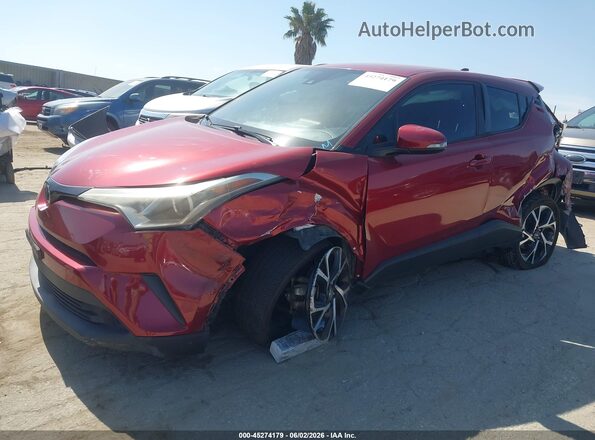 NMTKHMBX6JR034170 2018 TOYOTA C-HR Red Передня ліва чверть