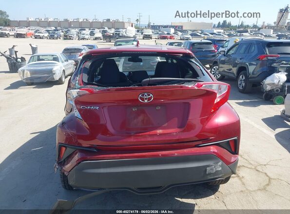NMTKHMBX6JR034170 2018 TOYOTA C-HR Red 