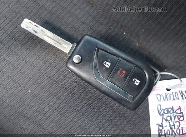 NMTKHMBX7KR097179 2019 TOYOTA C-HR Red Dashboard view