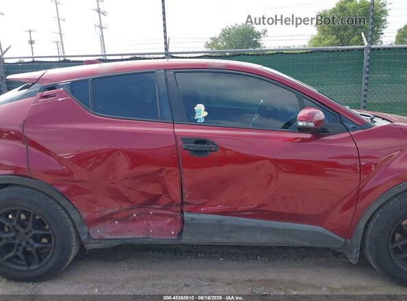 NMTKHMBX7KR097179 2019 TOYOTA C-HR Red Rear interior view