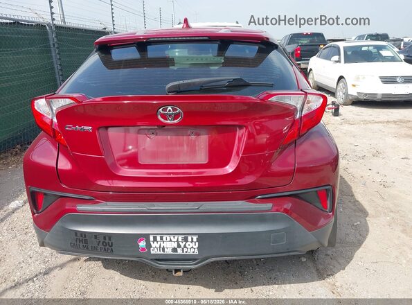 NMTKHMBX7KR097179 2019 TOYOTA C-HR Red 