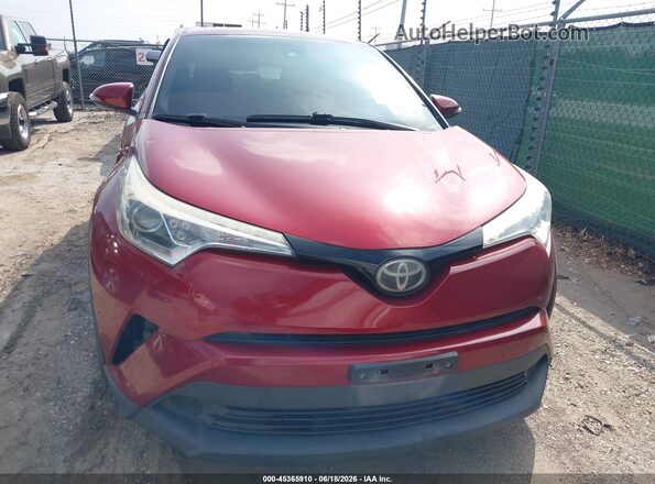 NMTKHMBX7KR097179 2019 TOYOTA C-HR Red Instrument cluster view