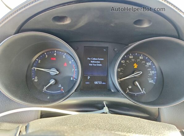 NMTKHMBX7LR112460 2020 TOYOTA C-HR Gray Widok zestawu wskaźników