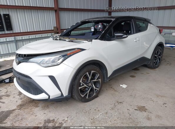 NMTKHMBX7LR117609 2020 TOYOTA C-HR White Vista tres cuartos delantera izquierda