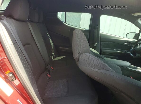 NMTKHMBX8JR007018 2018 TOYOTA C-HR Red Rear interior view