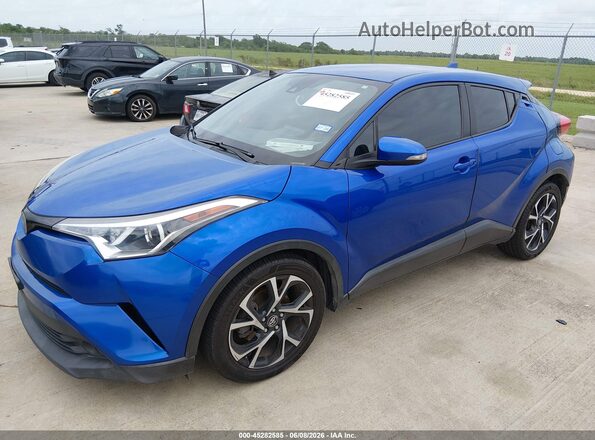 NMTKHMBX8JR009691 2018 TOYOTA C-HR Blue Przód lewy