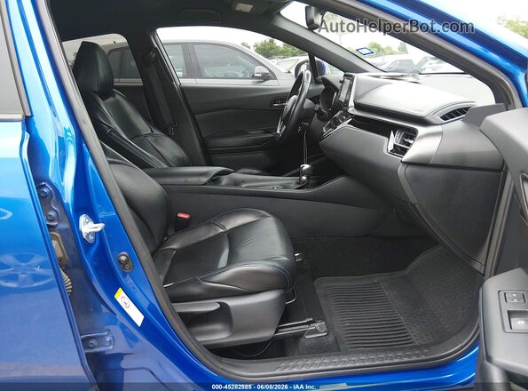 NMTKHMBX8JR009691 2018 TOYOTA C-HR Blue Widok wnętrza z przodu