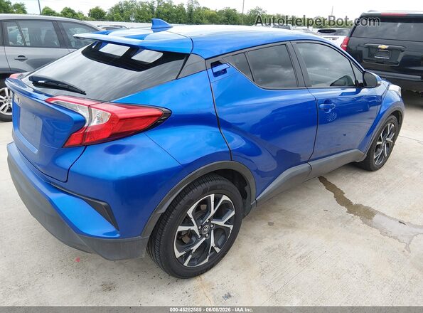 NMTKHMBX8JR009691 2018 TOYOTA C-HR Blue Tył prawy