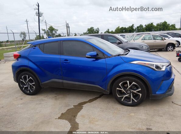 NMTKHMBX8JR009691 2018 TOYOTA C-HR Blue Widok wnętrza z tyłu