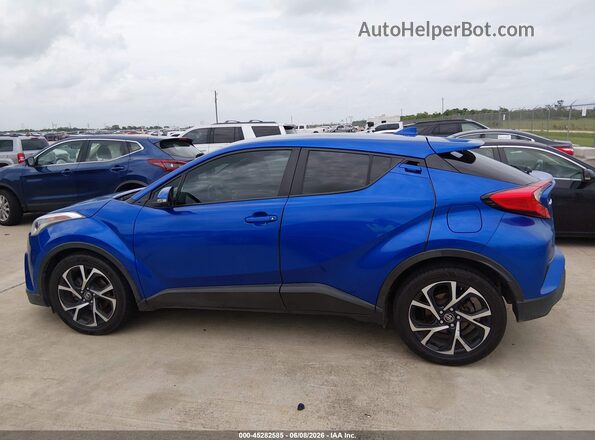NMTKHMBX8JR009691 2018 TOYOTA C-HR Blue Widok wnętrza 360 stopni