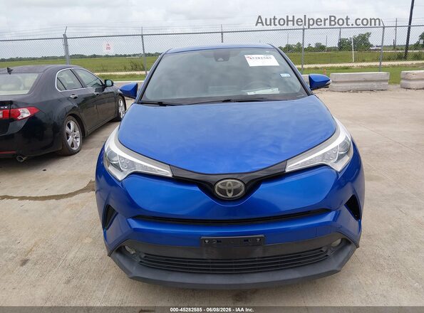 NMTKHMBX8JR009691 2018 TOYOTA C-HR Blue Widok zestawu wskaźników