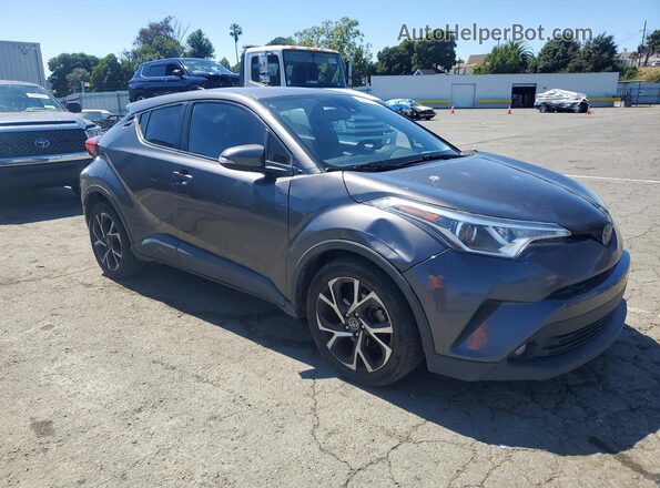 NMTKHMBX8JR059958 2018 TOYOTA C-HR Gray Przód prawy