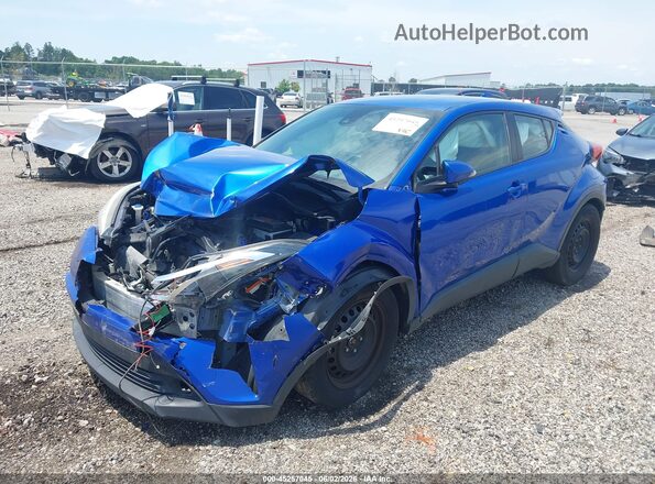 NMTKHMBX8KR093710 2019 TOYOTA C-HR Blue Front left