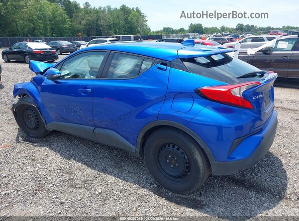 NMTKHMBX8KR093710 2019 TOYOTA C-HR Blue Rear left