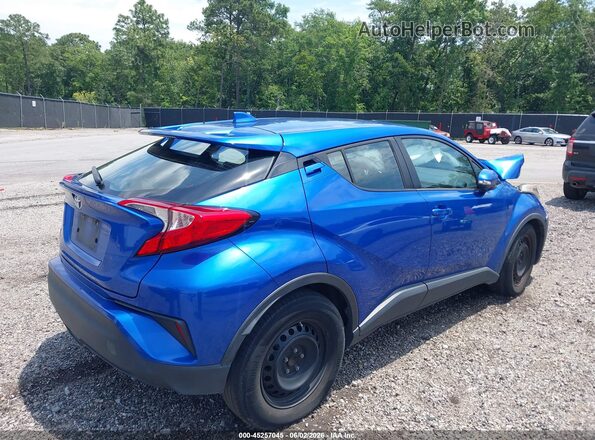 NMTKHMBX8KR093710 2019 TOYOTA C-HR Blue Rear right