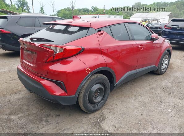 NMTKHMBX8LR103590 2020 TOYOTA C-HR Red უკანა მარჯვენა