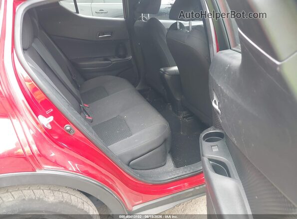 NMTKHMBX8LR103590 2020 TOYOTA C-HR Red VIN კოდის სტიკერის ხედი