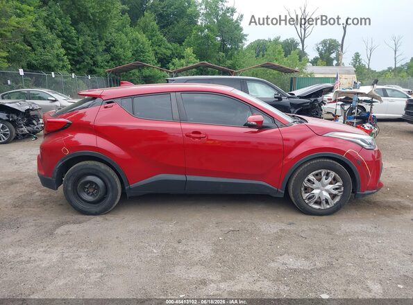NMTKHMBX8LR103590 2020 TOYOTA C-HR Red უკანა სალონის ხედი