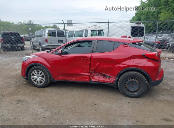 NMTKHMBX8LR103590 2020 TOYOTA C-HR Red სალონის 360-გრადუსიანი ხედი