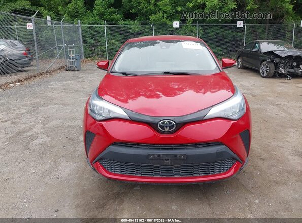 NMTKHMBX8LR103590 2020 TOYOTA C-HR Red ხელსაწყოთა პანელის ხედი