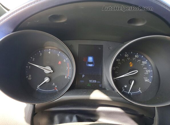 NMTKHMBX8LR104870 2020 TOYOTA C-HR Gray Instrument cluster view