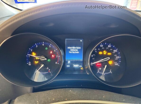 NMTKHMBX8NR145339 2022 TOYOTA C-HR Blue Instrument cluster view