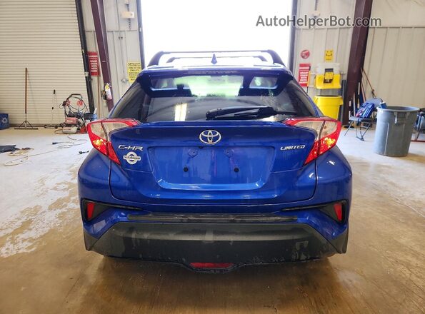 NMTKHMBX8NR145339 2022 TOYOTA C-HR Blue Rear view