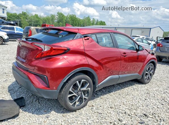 NMTKHMBX9JR007948 2018 TOYOTA C-HR Burgundy Rear right