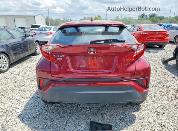 NMTKHMBX9JR007948 2018 TOYOTA C-HR Burgundy Rear view