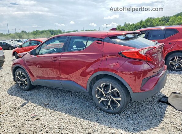 NMTKHMBX9JR007948 2018 TOYOTA C-HR Burgundy Rear left