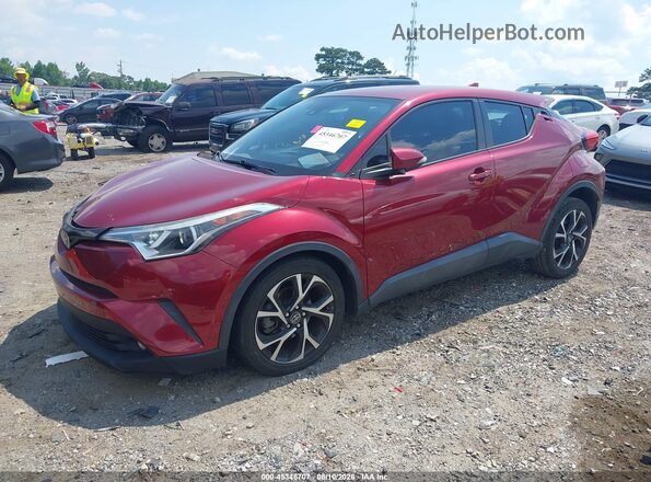 NMTKHMBX9JR020313 2018 TOYOTA C-HR Red Front left