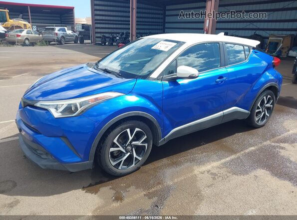 NMTKHMBX9JR034616 2018 TOYOTA C-HR Blue Przód lewy