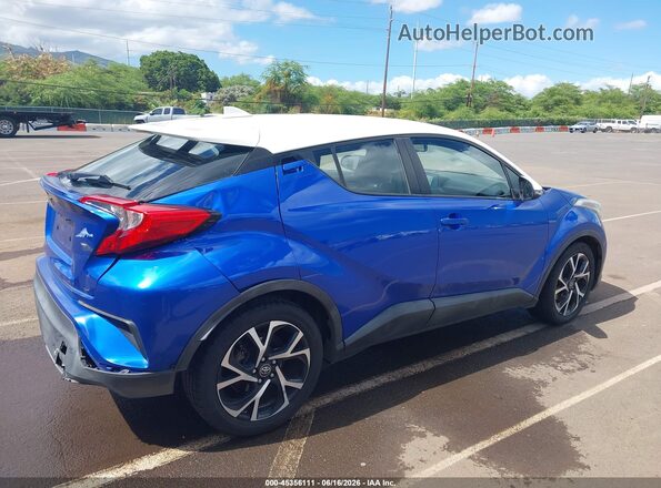 NMTKHMBX9JR034616 2018 TOYOTA C-HR Blue Widok z przodu