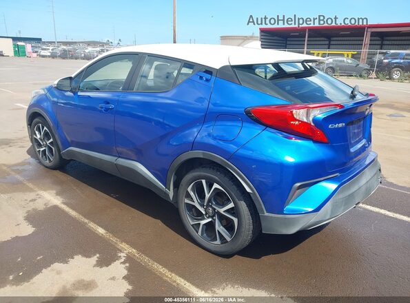 NMTKHMBX9JR034616 2018 TOYOTA C-HR Blue Tył lewy
