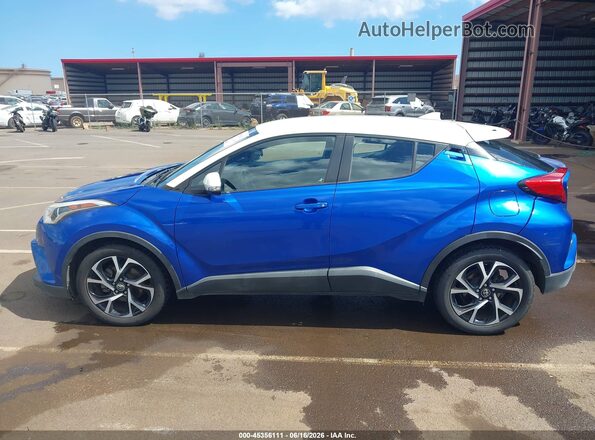 NMTKHMBX9JR034616 2018 TOYOTA C-HR Blue Widok wnętrza 360 stopni