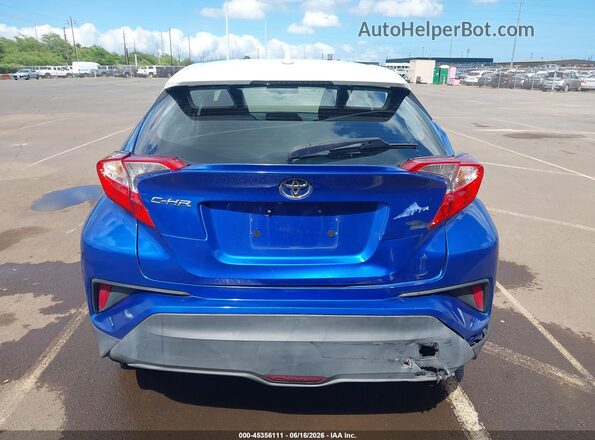 NMTKHMBX9JR034616 2018 TOYOTA C-HR Blue 