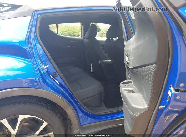 NMTKHMBX9JR034616 2018 TOYOTA C-HR Blue Widok naklejki z numerem VIN