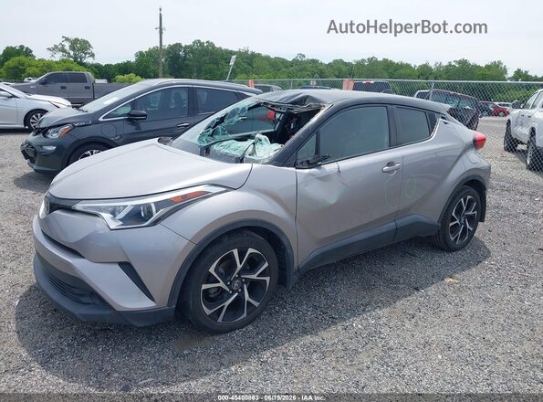NMTKHMBX9KR074163 2019 TOYOTA C-HR Серебряный Передняя левая четверть
