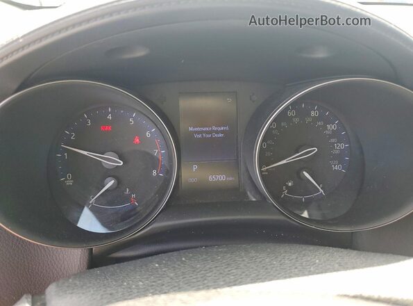 NMTKHMBX9LR104473 2020 TOYOTA C-HR Red Instrument cluster view