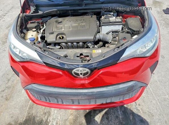 NMTKHMBX9LR104473 2020 TOYOTA C-HR Red Engine compartment view