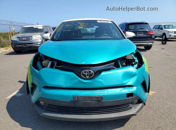 NMTKHMBXXJR061758 2018 TOYOTA C-HR Green Դիմացի տեսք
