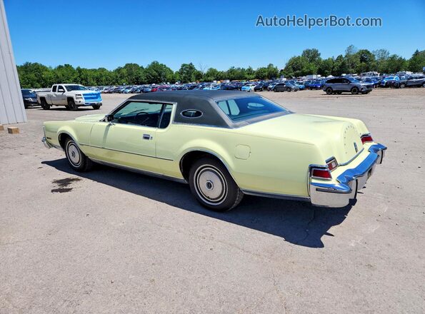 NY76754 1974 LINCOLN CONTINENTA Yellow Tył lewy