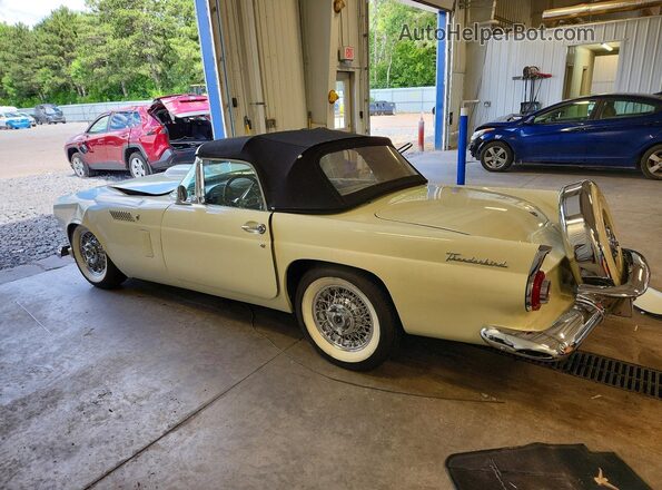 P6FH197400 1956 FORD THUNDERBIRD White Tył lewy