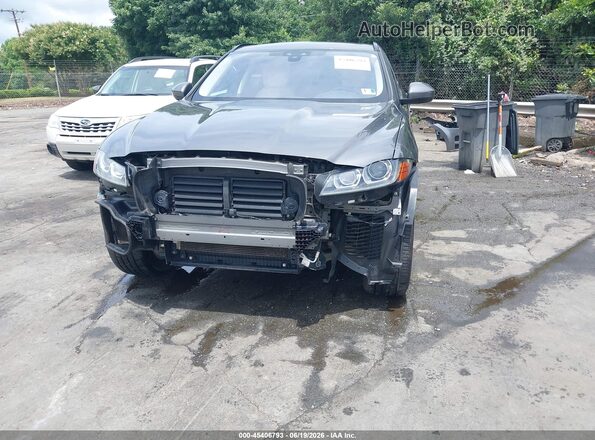 SADCJ2BN0HA093191 2017 JAGUAR F-PACE Gray Դիմացի տեսք