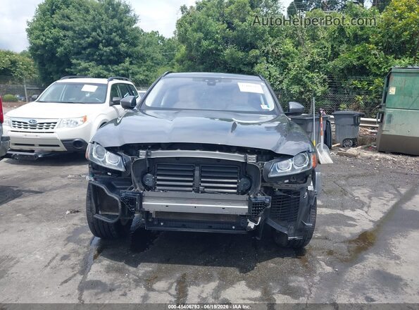 SADCJ2BN0HA093191 2017 JAGUAR F-PACE Gray Սարքավորումների վահանակի տեսք